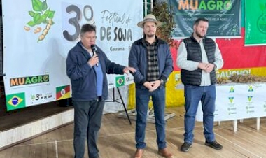 AMAU prestigia o 3º Festival do Pé de Soja em Gaurama.