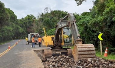EGR realiza 14 frentes de trabalho em rodovias gaúchas nesta semana