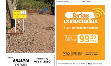 Ponte sobre o Rio Abaúna será inaugurada neste sábado em Floriano Peixoto