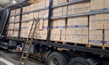 Receita Estadual autua dois caminhões com cerca de R$ 8 milhões em cigarros transportados sem documentação fiscal