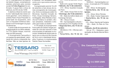 Os Monarcas farão o show de abertura na 15ª edição do Acampamento Farroupilha