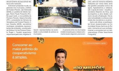 Ato oficial marca inauguração da ponte sobre o Rio Abaúna