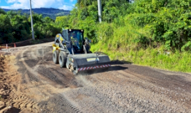 Seguem os serviços de manutenção da ERS-135 nesta semana.
