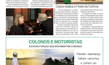 Eventos marcam a colonização na Região Norte do RS / Especial  Dia do Colono e Motorista