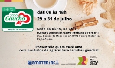 Edição de Inverno da Feira Sabor Gaúcho inicia nesta terça-feira em Porto Alegre