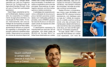 Plano Safra 2025/26 - Cresol projeta R$ 15 bilhões e novo recorde de crédito rural