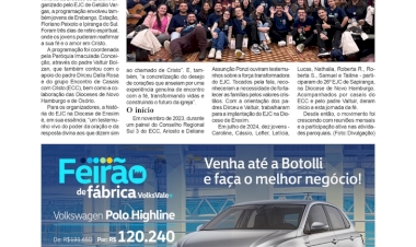 Evento da Diocese de Erexim reúne mais de 50 jovens em Getúlio Vargas