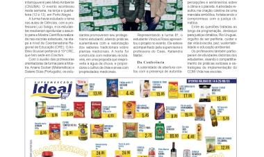 Antônio Scussel - Estudante representa Ceas em evento estadual pelo meio ambiente