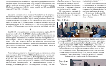 Formalidade em alta, por Neivo A T Fabris. Edição do dia 15/8/2025