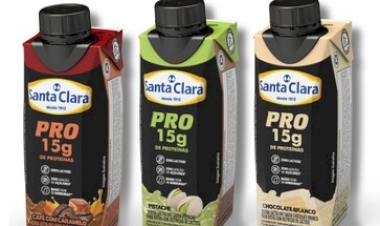 Santa Clara apresenta novos sabores de Bebida proteicas, queijo de coalho zero lactose e queijo grana na ExpoAgas
