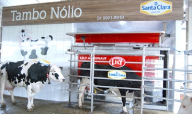 Associado da Santa Clara celebra 10 anos como pioneiro na ordenha robotizada do RS