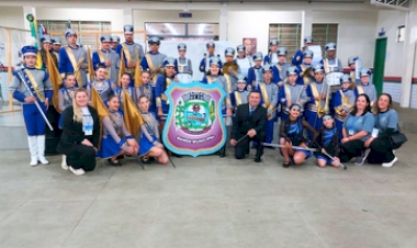 Banda Marcial de Entre Rios do Sul conquista destaque no XV CONFBANSUL em Santa Cecília