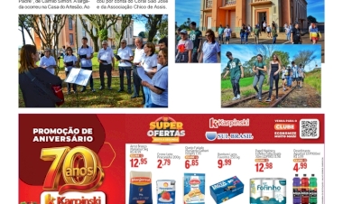 Comunidade participa da Caminhada Histórico Cultural em Sertão