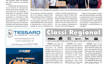 Novo equipamento para sala de videomonitoramento em Erebango