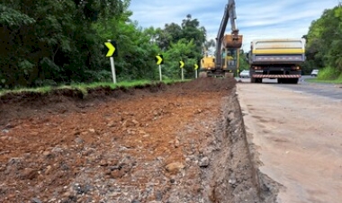 No cronograma das obra ERS-135 os onze quilômetros entre Getúlio Vargas e Erebango