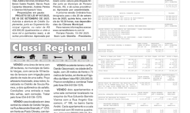 Boletim da Câmara Municipal de Floriano Peixoto / Relatório do município de Ipiranga do Sul