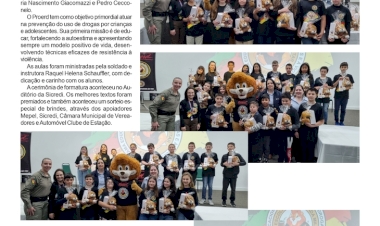 Proerd forma mais turmas no município de Estação