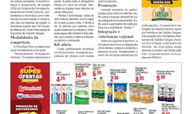 Getúlio Vargas será do Pira Beer Run