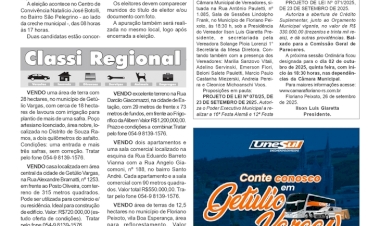 Domingo de eleição suplementar para o Conselho Tutelar de Getúlio Vargas / Classificados / Câmara Municipal de Floriano Peixoto