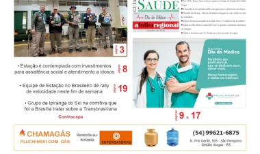 A FOLHA REGIONAL, ANO 25, Nº 1.340. Getúlio Vargas RS, 17 de outubro de 2025.