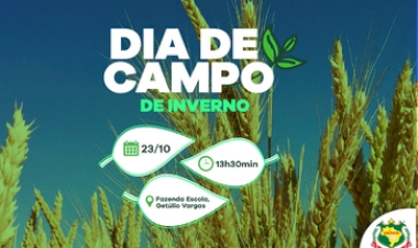 Dia de Campo IDEAU acontece no dia 23 de outubro em Getúlio Vargas