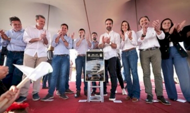 Governador Eduardo Leite inaugura acesso asfáltico ao município de Centenário, no Alto Uruguai