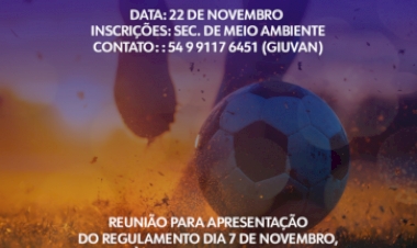 Vem aí o Campeonato de Futebol 7 de Ipiranga do Sul!