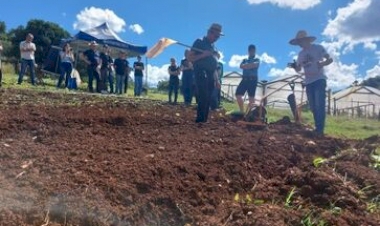 Jovens participam de Dia de Campo em propriedade referência na produção orgânica em Erechim