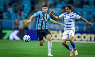 Jogando na Arena, Grêmio é derrotado por 1 a 0 pelo Cruzeiro no Brasileirão