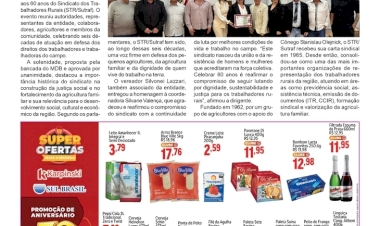 Câmara presta homenagem ao Sutraf pelos 60 anos de atividades