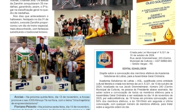 Escola Zanshin Karate Do se destaca na Copa Regional / Almoço beneficente da Apae /Rotary Club / XXIII Almoço Tá na Hora / Festas Alemã e Polonesa