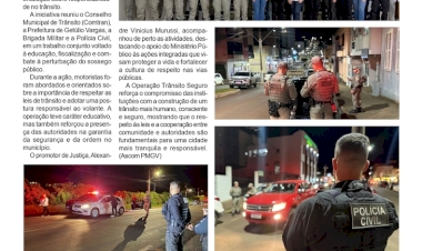 Operação Trânsito Seguro em Getúlio Vargas