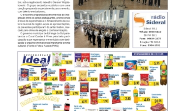 Coral Cantar é Viver de Ipiranga do Sul presente no XVI Encontro de Corais em Sertão