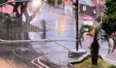 Chuva e vento no domingo castigaram o Rio Grande do Sul