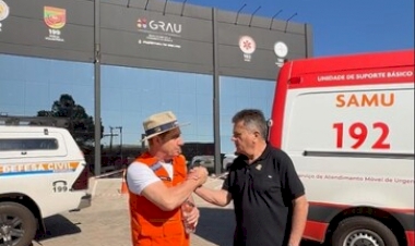 AMAU mobiliza ajuda humanitária dos municípios para reforçar reconstrução de Erechim após granizo