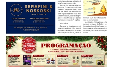 Rotary Clube . /  Programação do 17º Natal Espírito que Contagia.