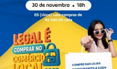 CDL realiza o 3° sorteio da campanha Legal é comprar no comércio local 2025