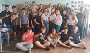 Educação Fiscal aproxima estudantes da realidade e reforça cuidado com os espaços públicos de lazer em Getúlio Vargas