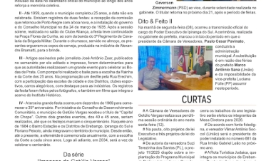 Rumo ao centenário, por Neivo A T Fabris. Edição 12/12/2025.