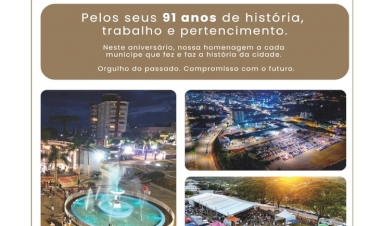 Mensagem do Poder Executivo no 91º Aniversário de Getúlio Vargas.