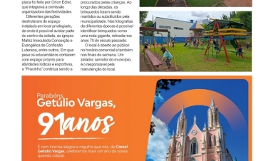 Especial Getúlio  Vargas 91 Anos - Pracinha de Brinquedos