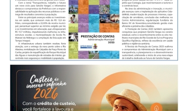 Informativo da Prefeitura de Getúlio Vargas