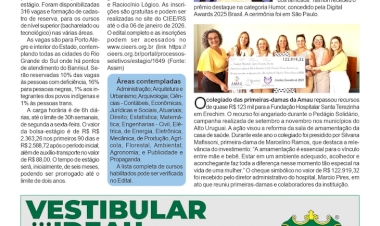 Banrisul – Inscrições para estágio. / Tiktoker /   Primeiras-damas da Amau