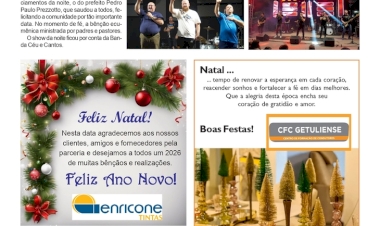 Programação de Natal também celebra os 91 anos de Getúlio Vargas