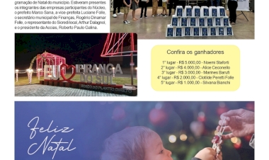 Contemplados no sorteio da campanha Compre em Ipiranga do Sul e concorra a prêmios, do Núcleo de Comércio