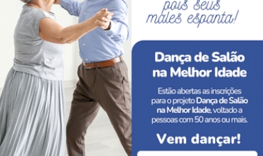 CRAS de Getúlio Vargas promove aulas de  dança de salão para a melhor idade