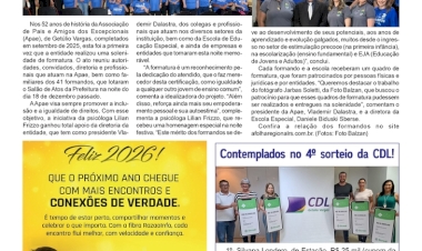 Apae - 1ª formatura realizada pela entidade gera grande emoção