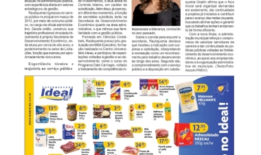 Rauliquenia Gradin assume a Secretaria Municipal de Desenvolvimento Econômico de Getúlio Vargas. Ofertas do Supermercado IDEAL