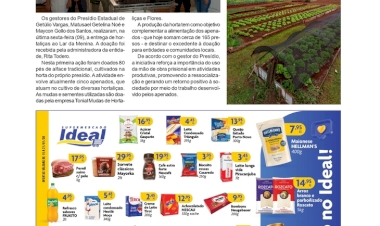 Gestores do Presídio realizam doação de hortaliças ao Lar da Menina