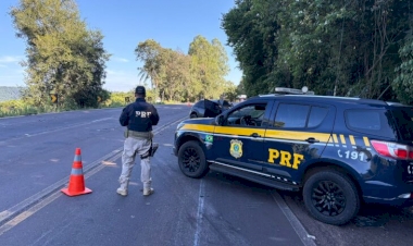 Colisão frontal na BR-386 deixa uma pessoa morta em Frederico Westphalen